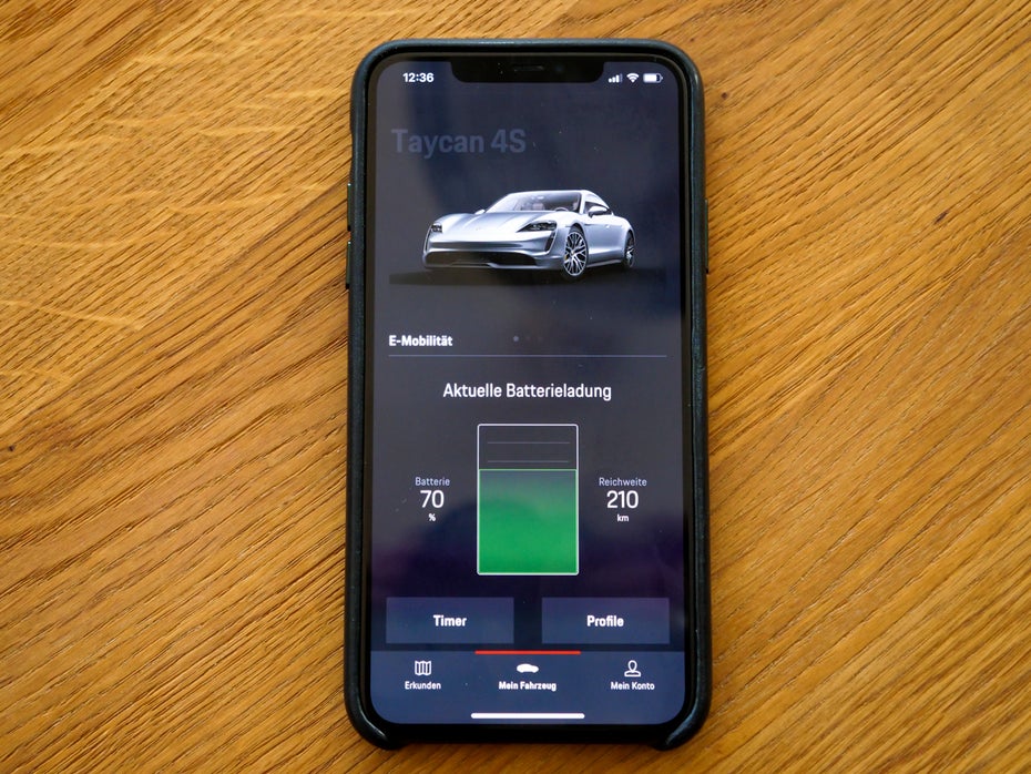 Porsche Taycan – App