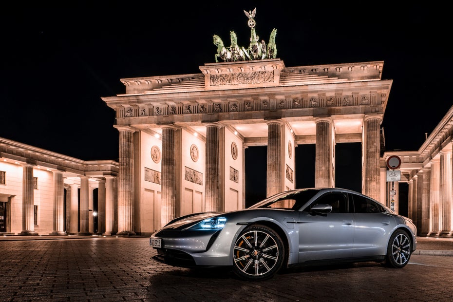 Porsche Taycan in Berlin