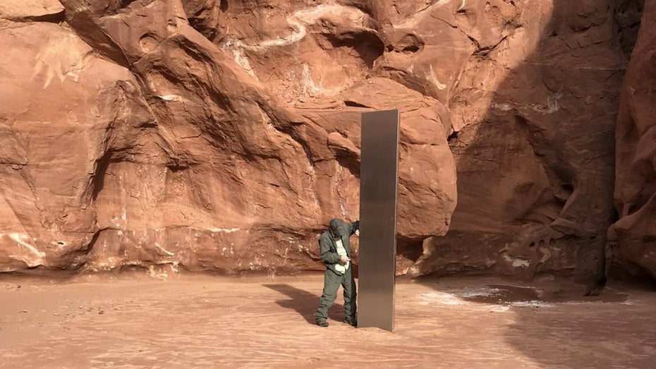 Schon wieder weg: Mysteriöser Metall-Monolith aus Utah verschwunden Schon wieder weg: Mysteriöser Metall-Monolith aus Utah verschwunden