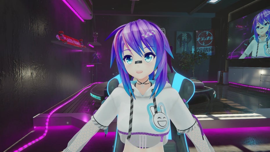Projekt Melody auf Twitch. (Screenshot: Twitch) Copyright-Streit um Avatar: Virtuelle Influencerin geht kurzzeitig offline