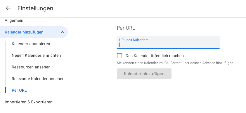 Google Kalender hinzufugen Screenshot 1