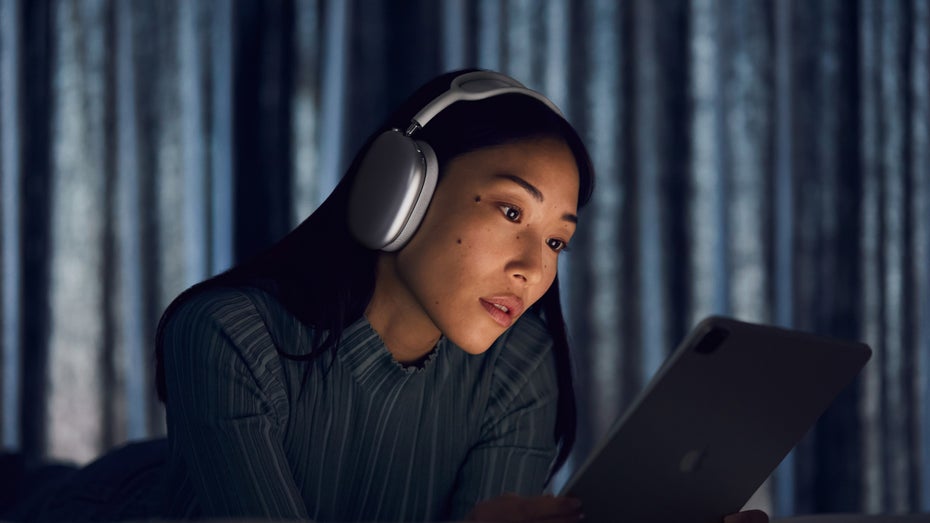Erhalten die Apple Airpods Max bald eine Sensorik, die ihnen das Lippenlesen ermöglicht? (Foto: Apple) Apple-Patent: Kann Siri bald Lippen lesen?