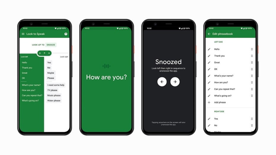 Look to Speak: Google übersetzt Augenbewegungen in Sprache Look to Speak: Google übersetzt Augenbewegungen in Sprache