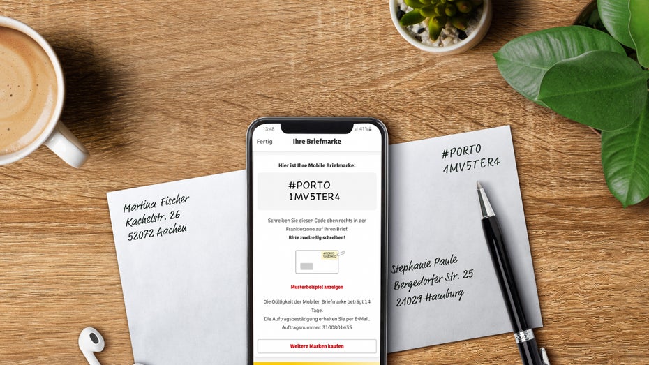 Mobile Briefmarke: So frankiert ihr eure Post jetzt mit Smartphone und Stift Mobile Briefmarke: So frankiert ihr eure Post jetzt mit Smartphone und Stift