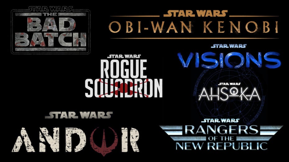 Disneys Star-Wars-Offensive enthält eine Menge Serien.