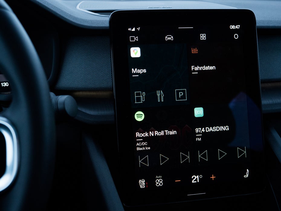 Android Automotive im Polestar 2