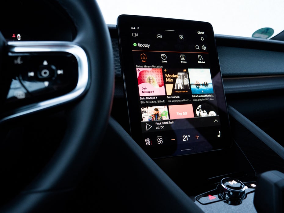 Android Automotive im Polestar 2