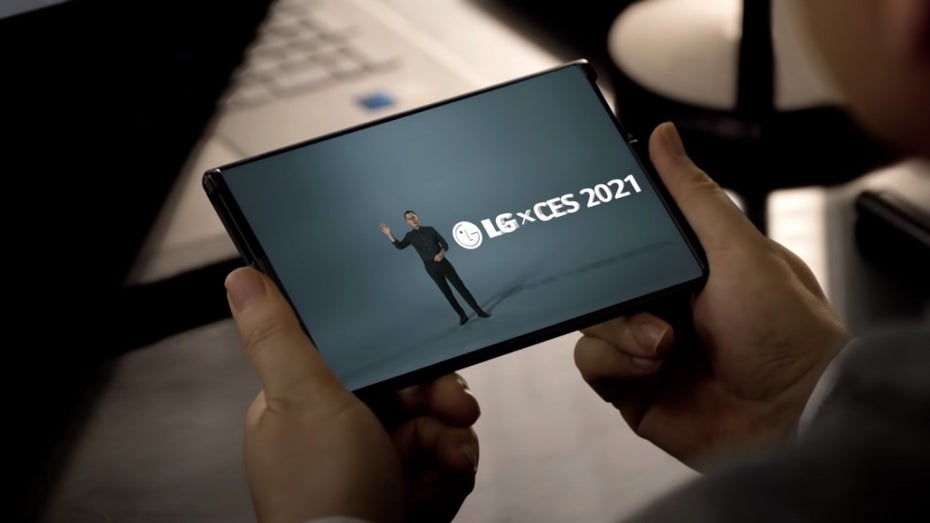 „Rollable“: LG zeigt Smartphone mit aufrollbarem Display „Rollable“: LG zeigt Smartphone mit aufrollbarem Display