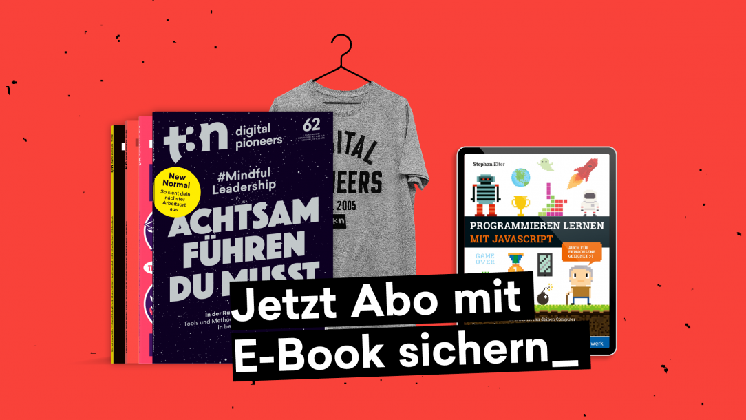 Endlich Programmieren lernen: Jetzt t3n Abo sichern und Coding-E-Book abstauben! Endlich Programmieren lernen: Jetzt t3n Abo sichern und Coding-E-Book abstauben!