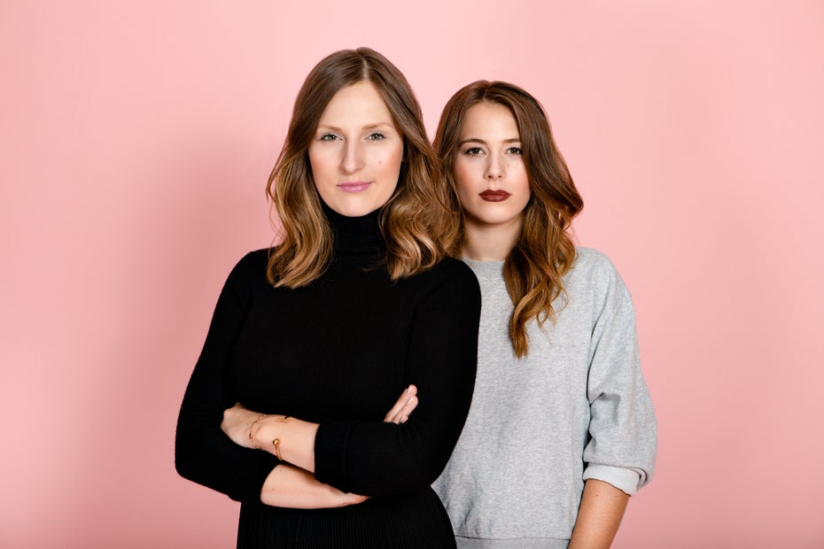 Ann-Sophie Claus und Sinja Stadelmaier, die Gründerinnen von The Female Company. (Foto: Linda Ambrosius)