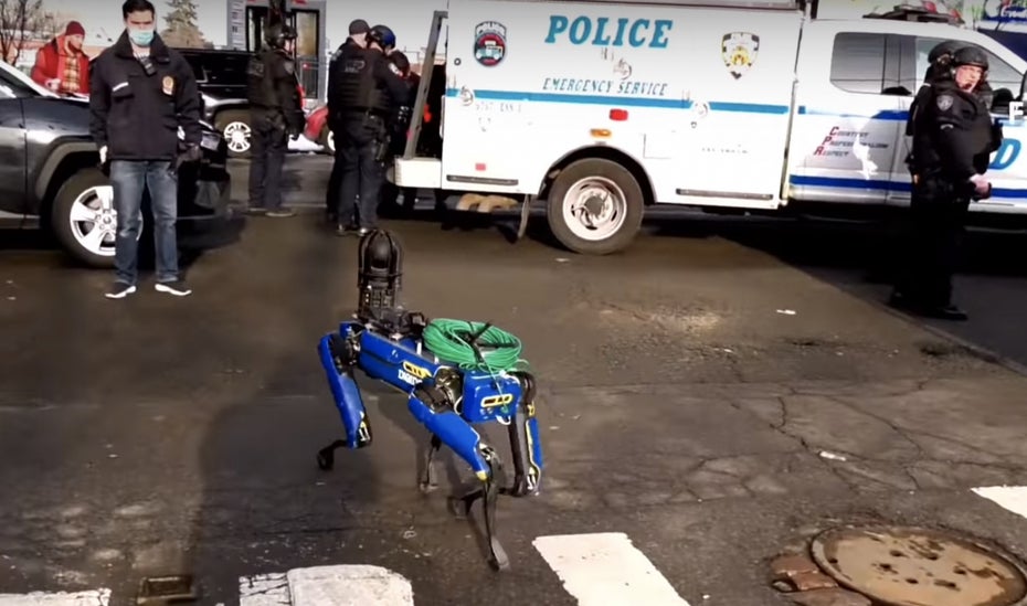 Roboterhund Digidog NYPD Boston Dynamics
