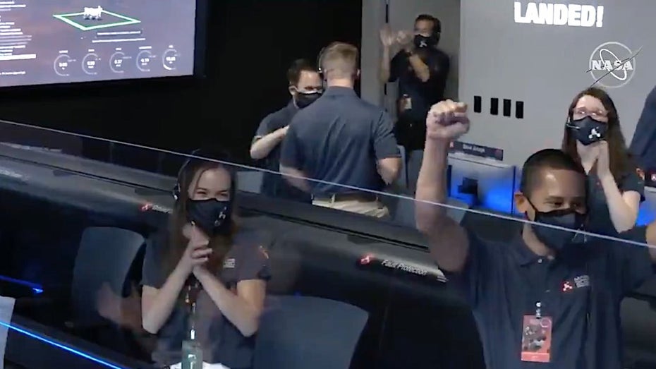 Der Nasa-Rover Perseverance ist auf dem Mars gelandet Der Nasa-Rover Perseverance ist auf dem Mars gelandet
