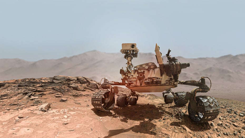 Mars-Rover Perseverance analysiert Gesteinsprobe mithilfe von Laser