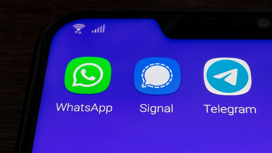 Whatsapp, Signal und Telegram