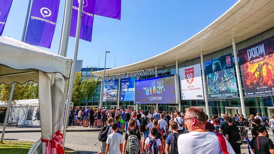 Wird die Gamescom 2021 wieder so aussehen? (Foto: Shutterstock) Gamescom 2021: Hybride Messe – alle Infos für Besucher, Aussteller und Networker
