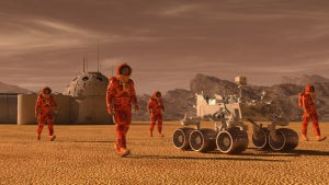 Leben auf dem Mars: Häuser der Zukunft könnten aus „lebender” Tinte gedruckt werden