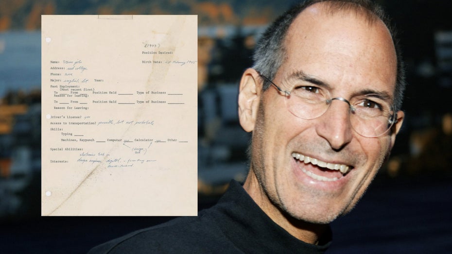 Steve Jobs‘ mieses Bewerbungsschreiben: Das halten HR-Manager davon