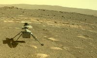 Nasa-Helikopter Ingenuity macht sein erstes Farbfoto vom Mars