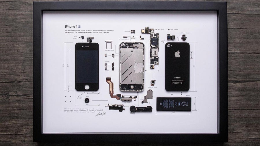 Gerahmtes iPhone: Diese Firma verwandelt alte Gadgets in Bilder