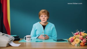 Angela Merkel in der Werbung? Wie Tibber mit Deepfake-Elementen spielt