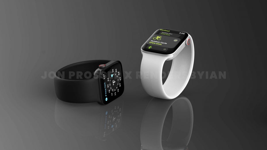 So könnte die Apple Watch Series 7 aussehen. (Renderbild: Jon Prosser; Renders by Ian)
