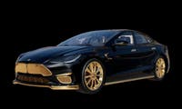 Vergoldetes Model S Plaid Plus: Gold-Tesla kostet 300.000 Dollar