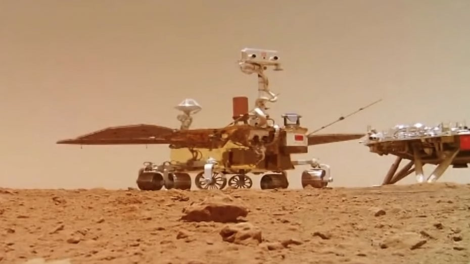 Mars: China veröffentlicht Video und Audio von Rover-Fahrt