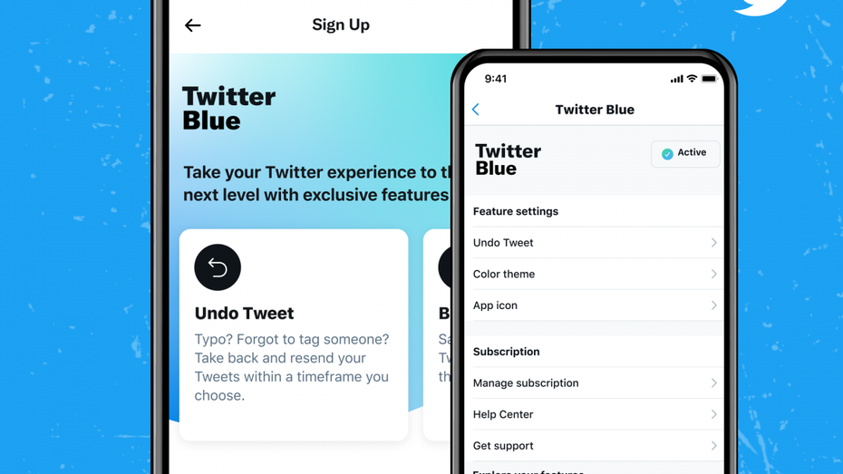 Twitter geht mit Abo-Variante Twitter Blue an den Start