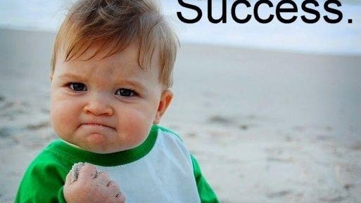 Erfolg ist kein Glück – er ist angeboren. (Bild: Know Your Meme) 18 virale Internet-Momente, die in Erinnerung geblieben sind