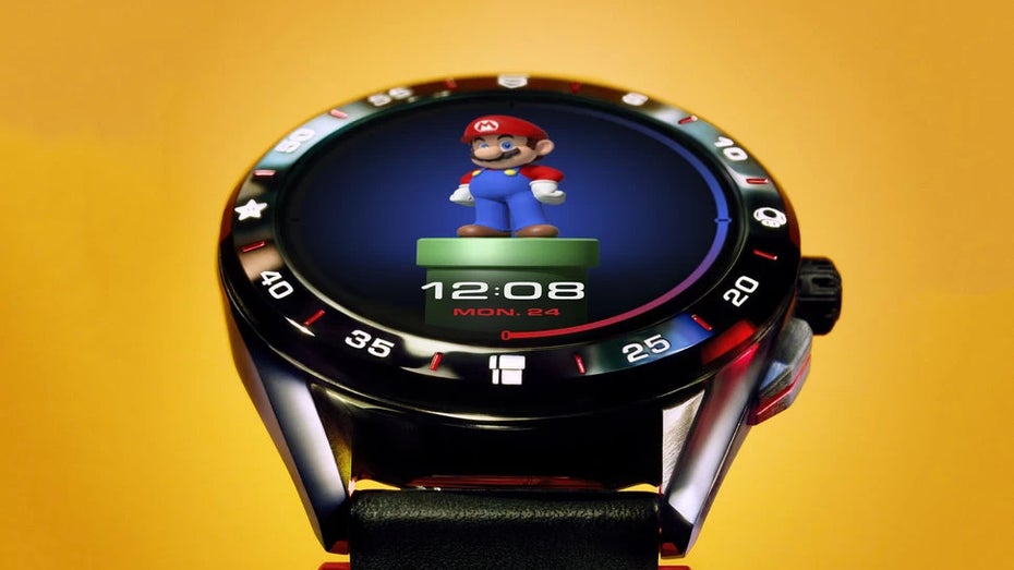Die Tag Heuer Connected X Super Mario kommt als limitierte Edition heraus. (Foto: Tag Heuer)