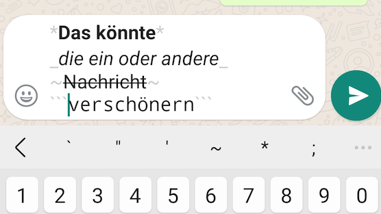 Whatsapp: Das sind die neuen Formatierungsfunktionen und so nutzt du sie