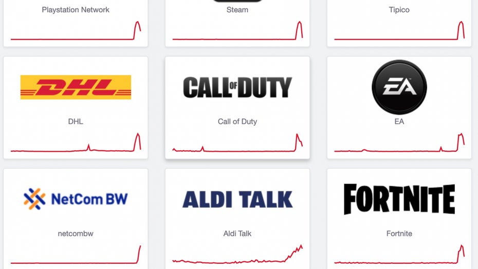 Massiver Internetausfall betraf Amazon, Playstation und Dutzende andere Massiver Internetausfall betraf Amazon, Playstation und Dutzende andere