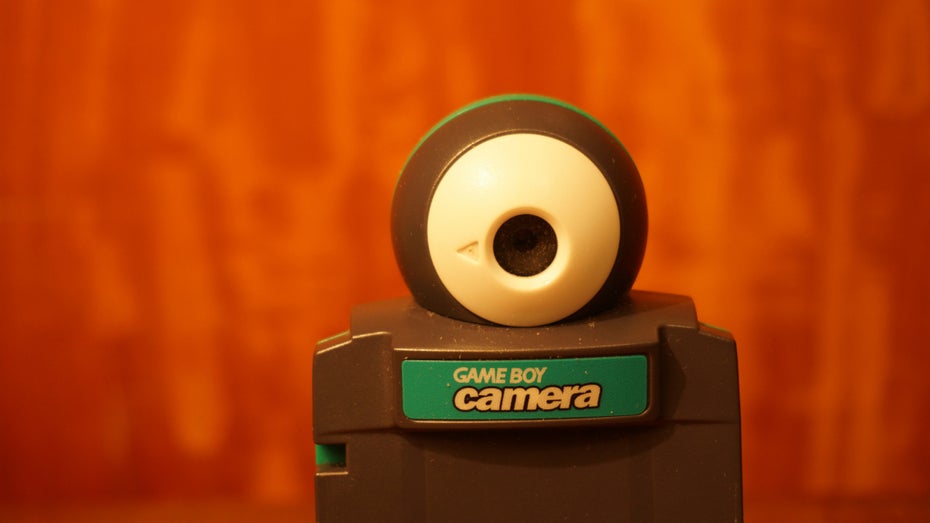 Richtig retro: Mit der Gameboy-Kamera ins Zoom-Meeting