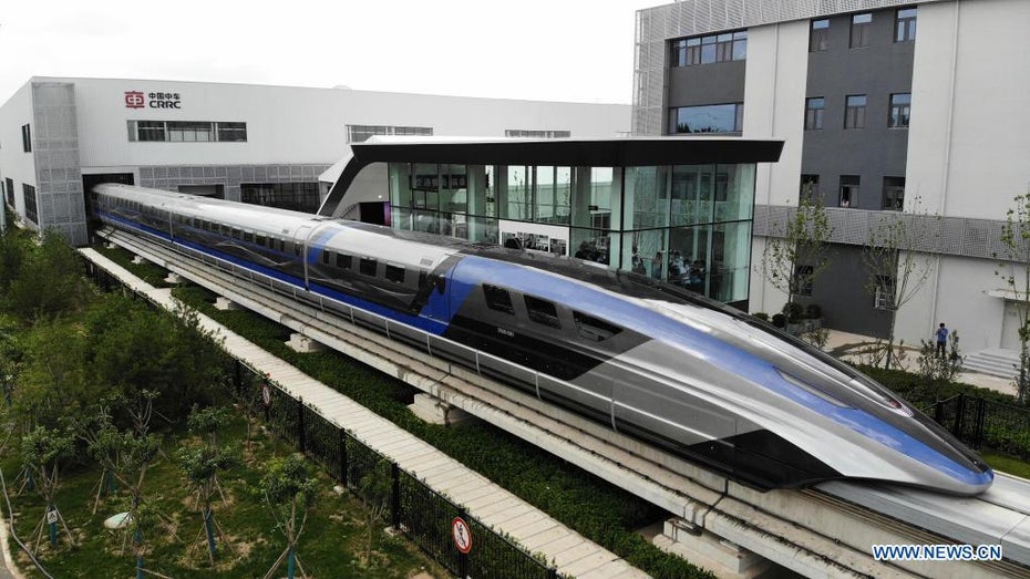Magnetschwebebahn: China stellt 600 Kilometer pro Stunde schnellen Zug vor