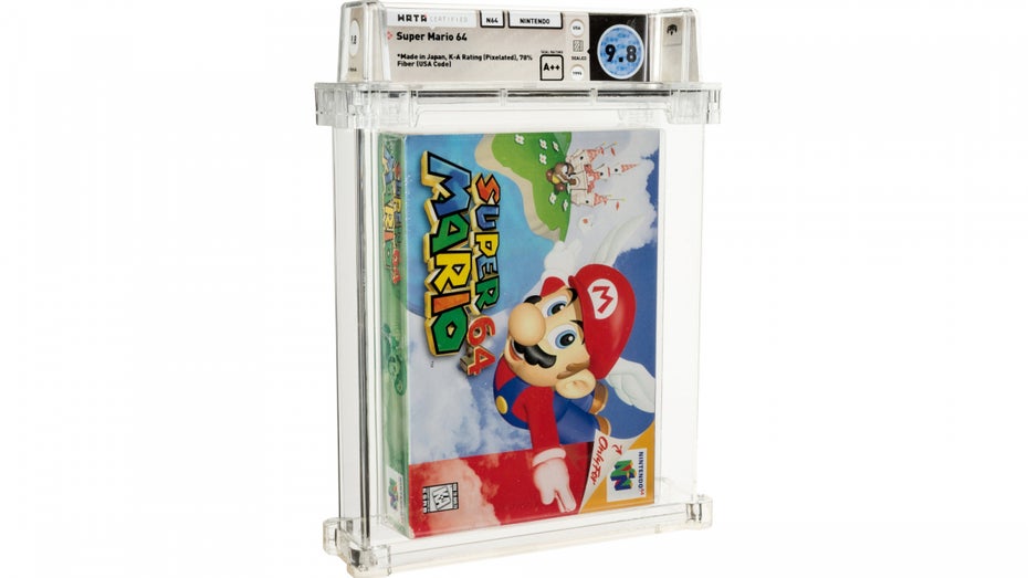 Platz da, Zelda: „Super Mario 64″ wird zum teuersten Videospiel der Welt Platz da, Zelda: „Super Mario 64″ wird zum teuersten Videospiel der Welt