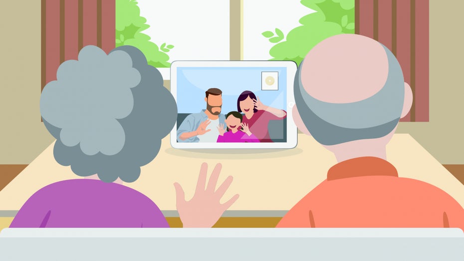 Zoom & Co.: Virtueller Kontakt schadet Senioren mehr als totale Isolation