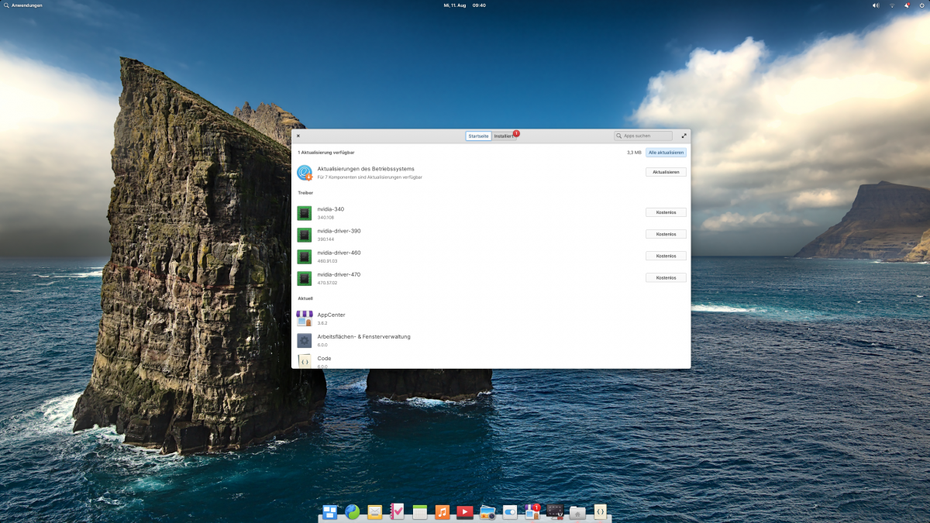 Screenshot: Elementary OS 6
