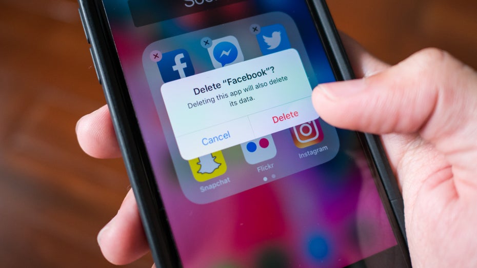 App löschen reicht nicht, um seinen Facebook-Account zu deaktivieren. (Foto: Wachiwit / Shutterstock) Facebook-Account löschen: So funktioniert’s