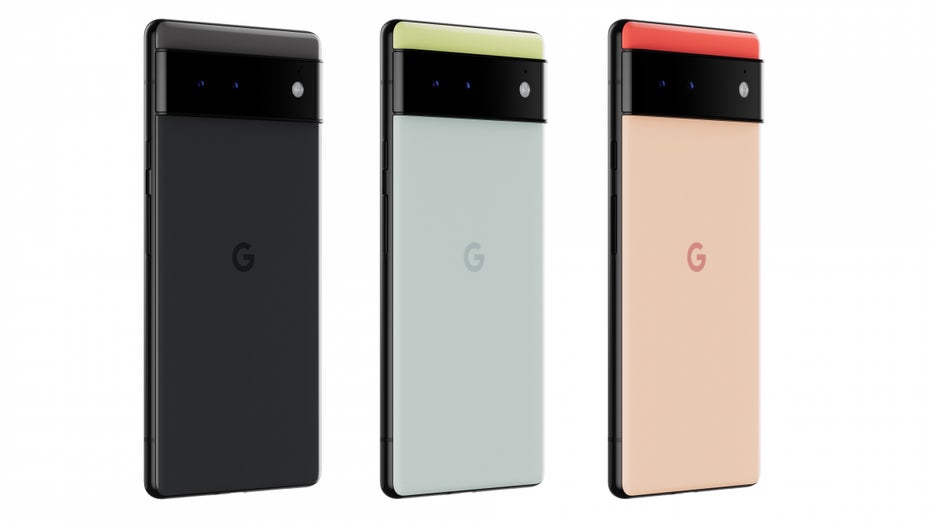 Die Farben des Google Pixel 6. (Bild: Google)