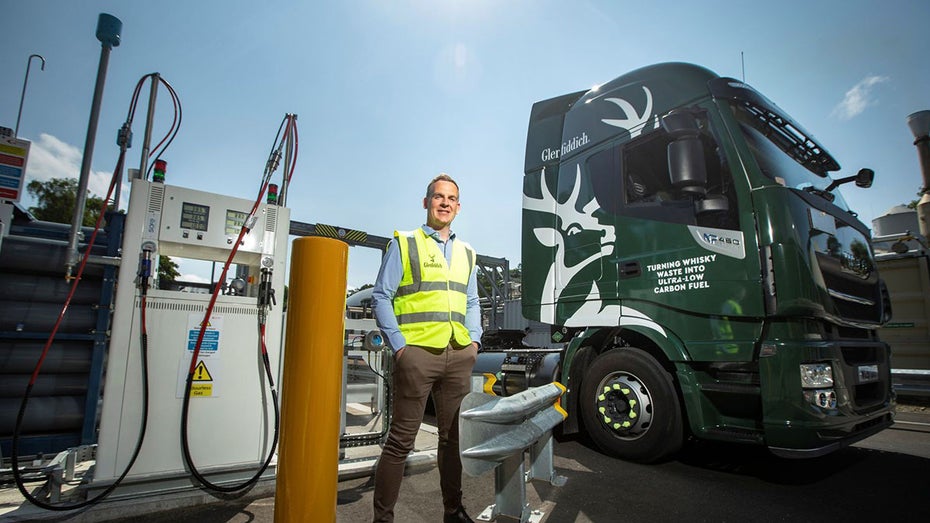 Glenfiddich will eigene Lkw mit Whisky-Abfallprodukten antreiben Glenfiddich will eigene Lkw mit Whisky-Abfallprodukten antreiben