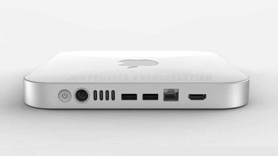 So könnte der neue Mac Mini (2021) aussehen. (Bild: Jon Prosser; Renders by Ian)
