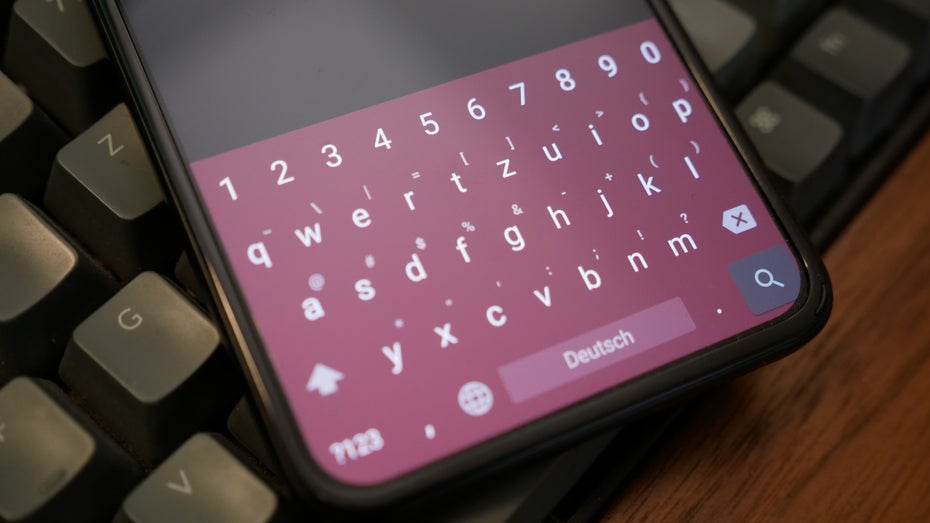 Alternative Android-Tastatur Simple Keyboard.