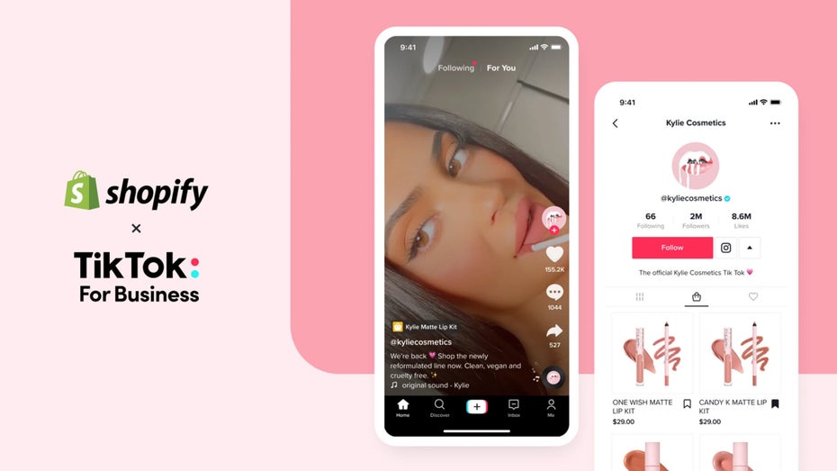 Shopify-Händler können demnächst direkt auf Tiktok Mini-Shops betreiben