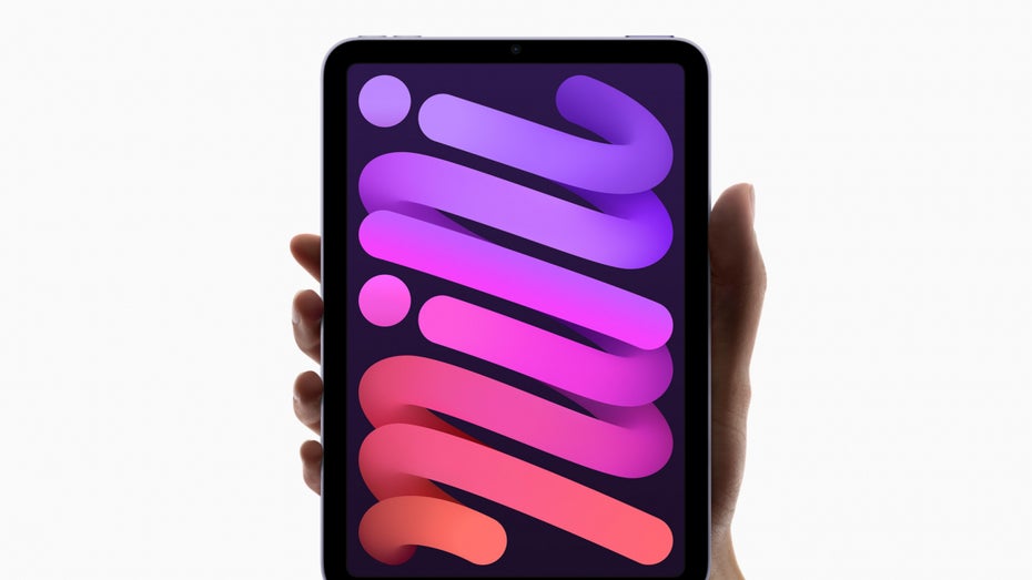 Angeblich bewegen sich die Linien beim Scrollen auf dem iPad Mini 6 auf den beiden Displayseiten unterschiedlich schnell und das macht einen „Pudding-Effekt“. (Bild: Apple) Jelly-Scrolling beim iPad Mini 6: Für manche ein Bug, für Apple normal