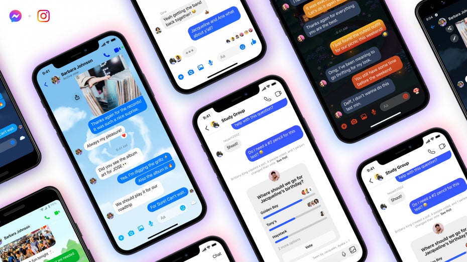 Update für den Messenger: Gemeinsame Gruppenchats für Facebook und Instagram Update für den Messenger: Gemeinsame Gruppenchats für Facebook und Instagram