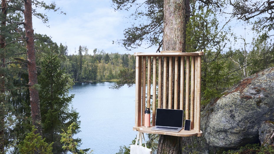 Kein Strom, keine Toilette, dafür Elche: In Finnland kannst du mitten im Wald arbeiten Kein Strom, keine Toilette, dafür Elche: In Finnland kannst du mitten im Wald arbeiten