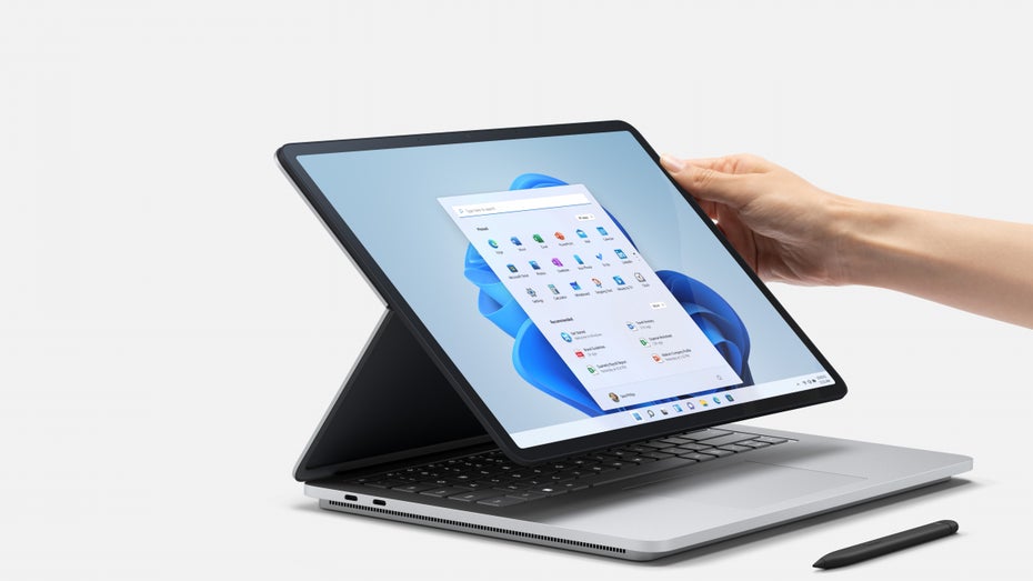 Surface Laptop Studio – bald auch in Europa. (Bild: Microsoft) Microsoft Surface Laptop Studio