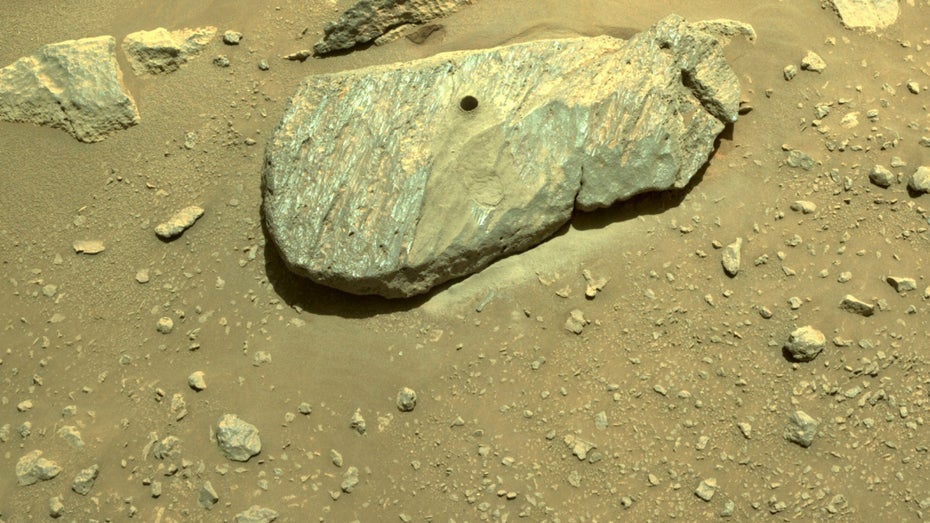 Nasa: Mars-Rover schafft Kernbohrung im zweiten Anlauf Nasa: Mars-Rover schafft Kernbohrung im zweiten Anlauf