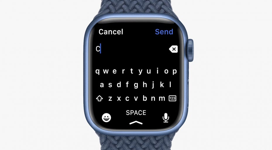 Apple Watch Series 7 Tastatur