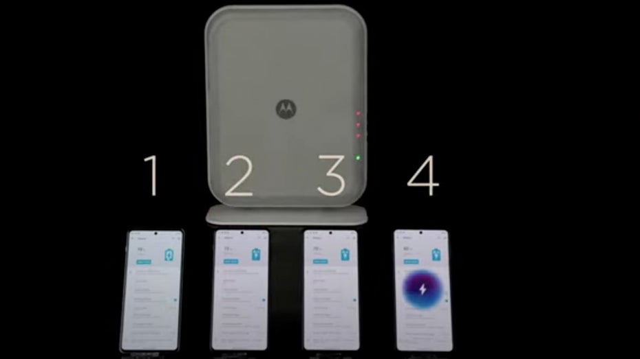 Mit dieser Ladestation lädst du 4 Smartphones – aus 3 Metern Entfernung Array